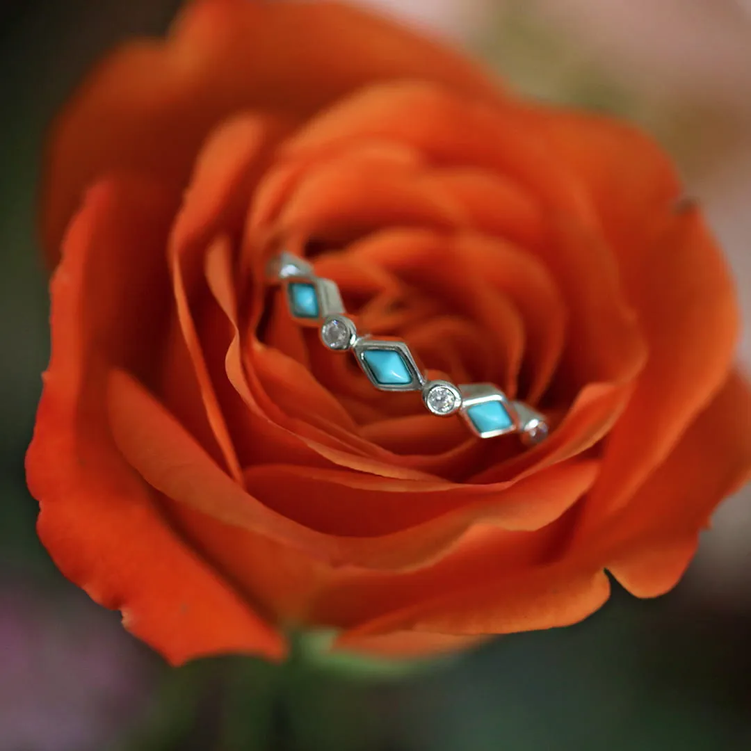 The Tulum & Silver Falls Stacker Set sold by Antler Rings product image thumbnail 2