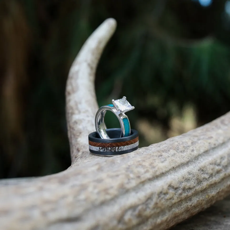 The Grand Sierra - Titanium sold by Antler Rings product image thumbnail 5