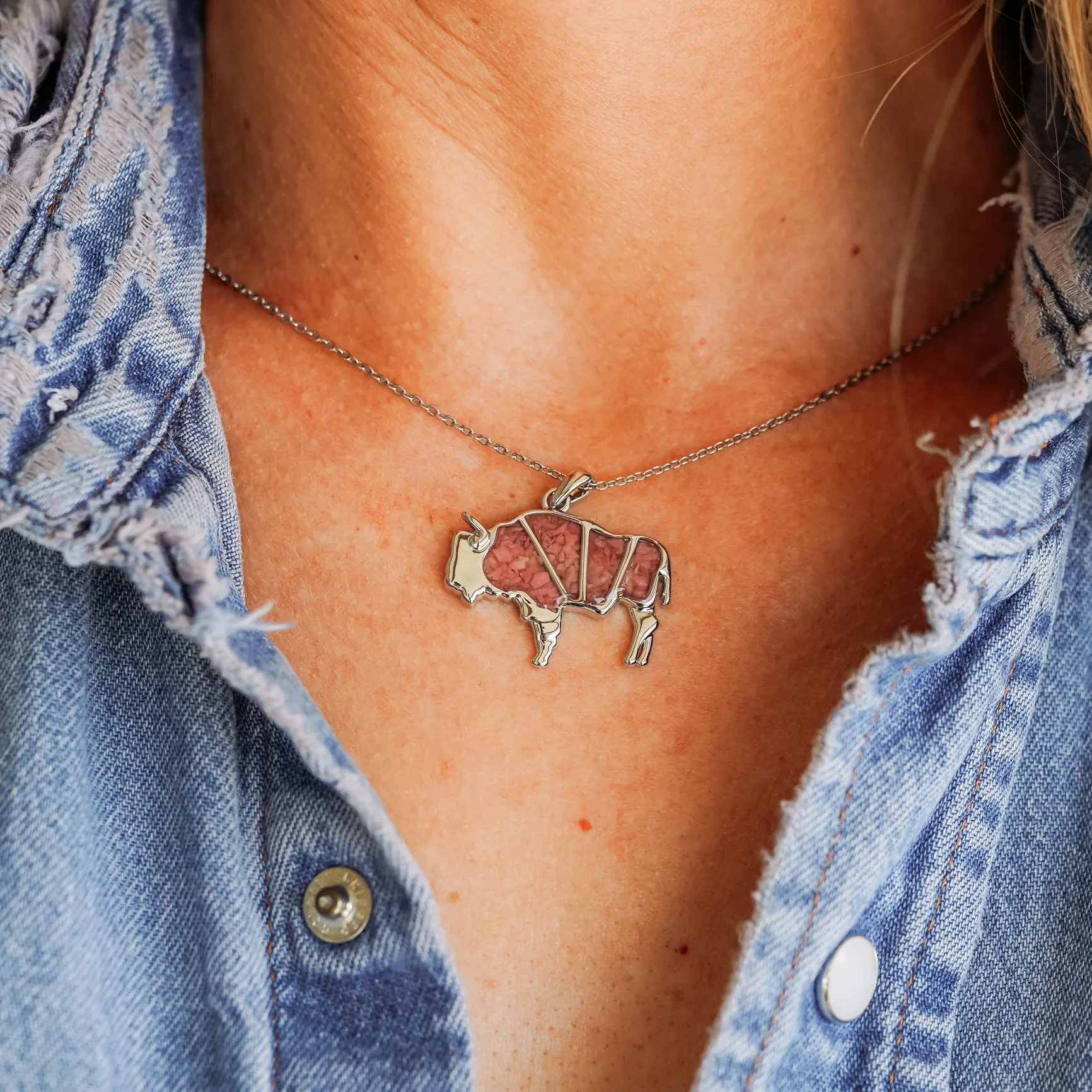 The Dusty Rose Bison sold by Antler Rings product image thumbnail 2