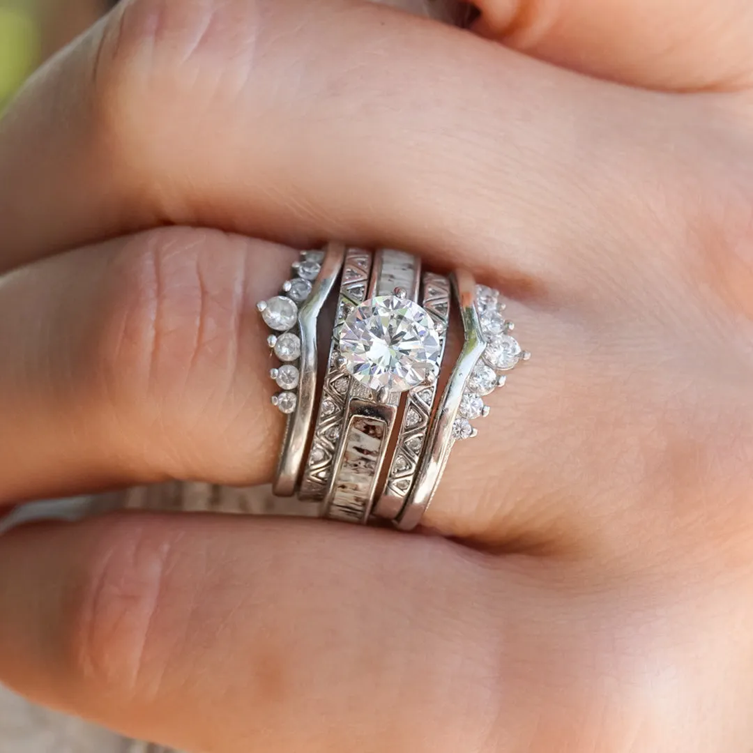 The Waimea Ultimate Bridal Set sold by Antler Rings product image thumbnail 2