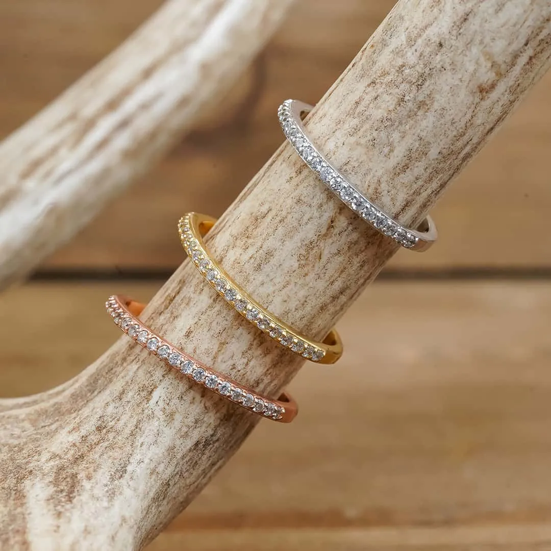 CZ Stacking Ring sold by Antler Rings