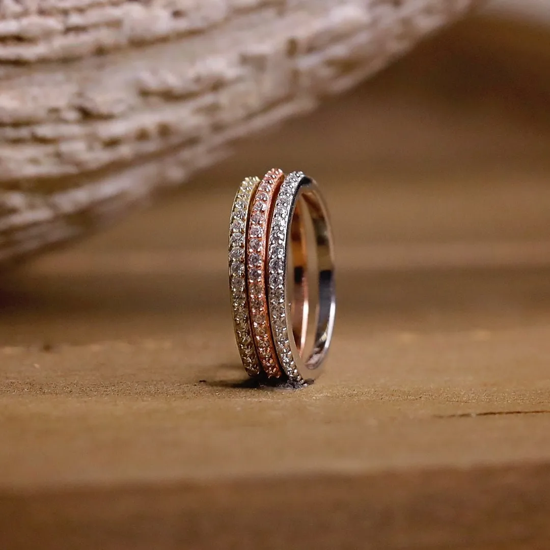 CZ Stacking Ring sold by Antler Rings product image thumbnail 5
