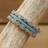 The Vintage & Rose Atoll Set sold by Antler Rings
