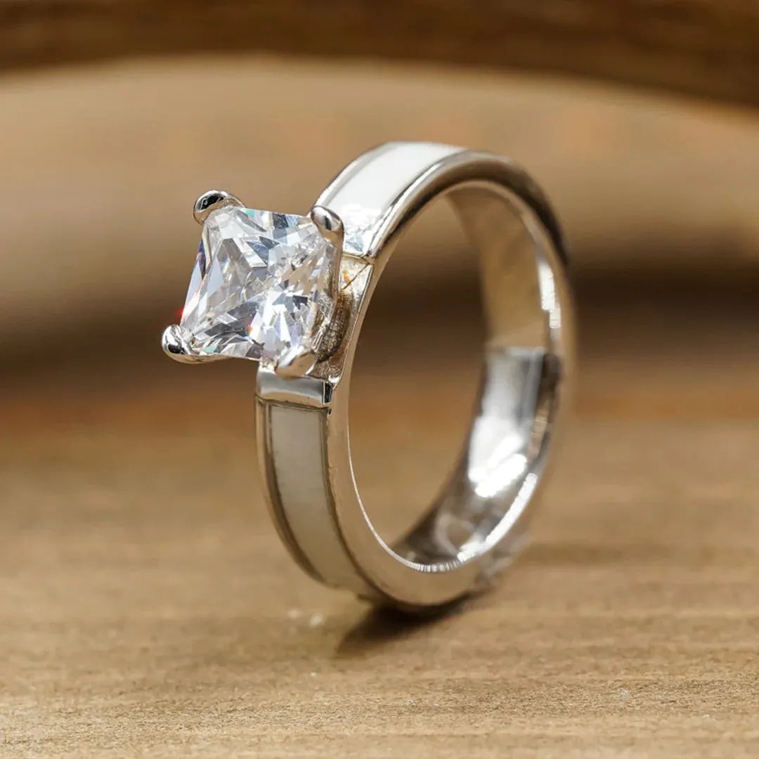 Silver Stag & Grand Ladybird Couples Set sold by Antler Rings product image thumbnail 4