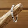 The Black Vintage Stacking Band sold by Antler Rings