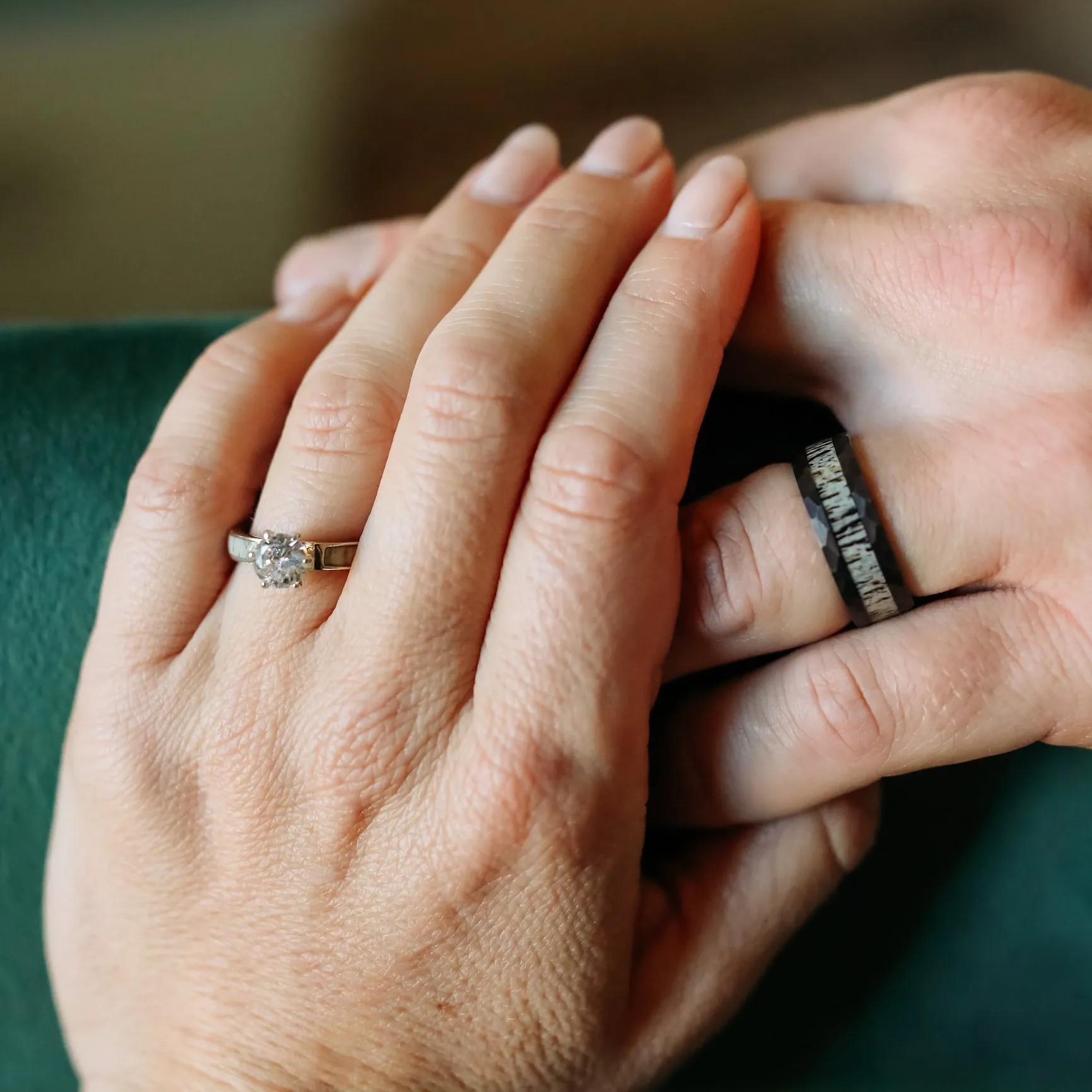 Bighorn & Grand Cascade Couples Set sold by Antler Rings product image thumbnail 2