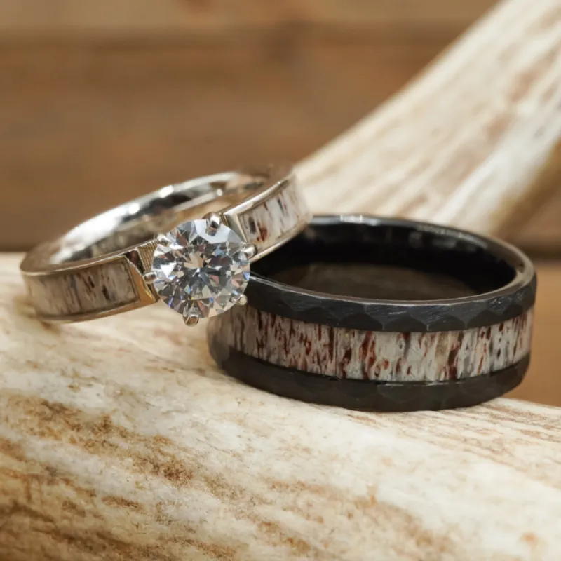 Bighorn & Grand Cascade Couples Set sold by Antler Rings