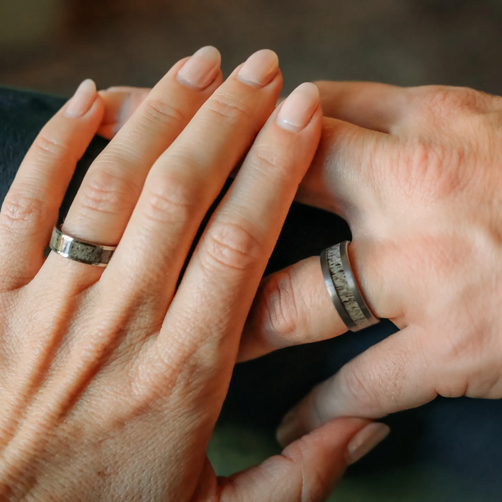 The Smoky Mountain & Sedona Couples Set sold by Antler Rings product image thumbnail 2
