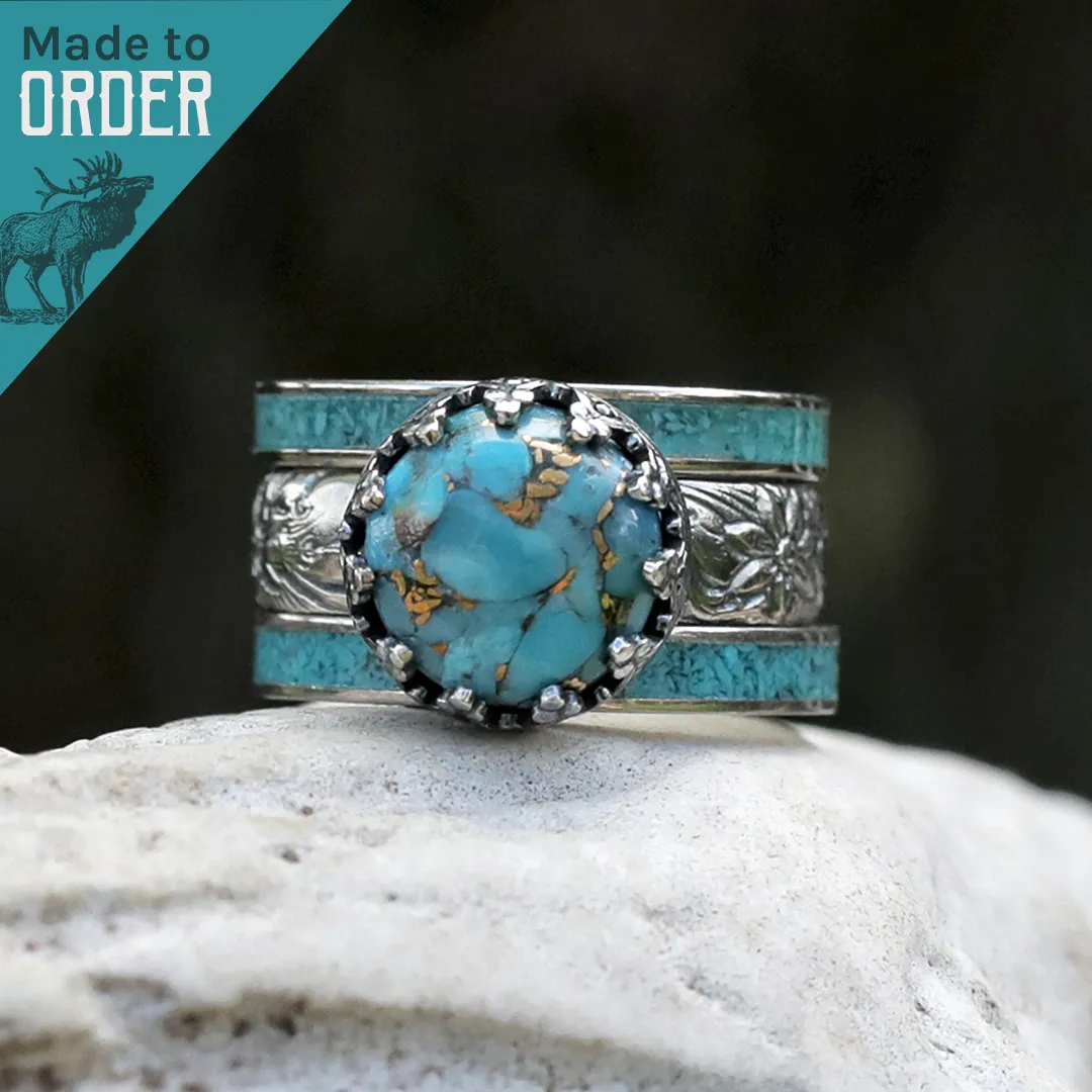 The Etosha & Sierra Stacker Set sold by Antler Rings