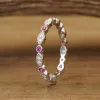 The Pink Vintage Stacking Band sold by Antler Rings