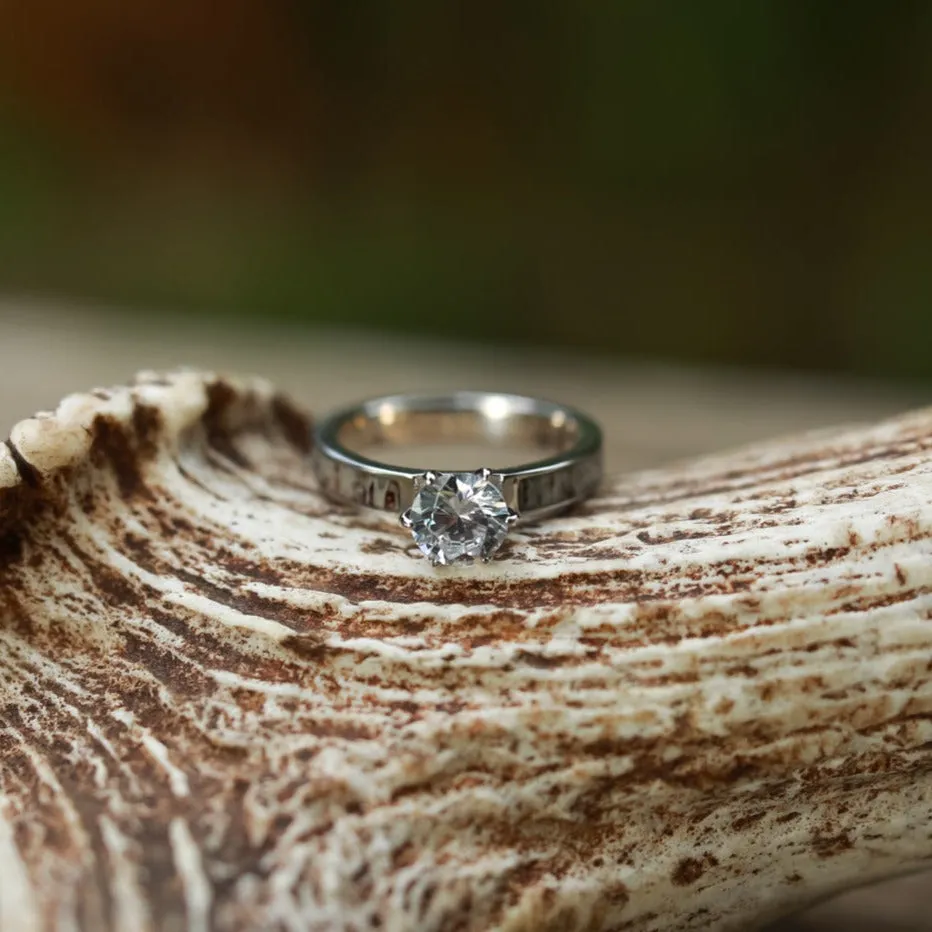 The Grand Cascade - Titanium sold by Antler Rings product image thumbnail 3