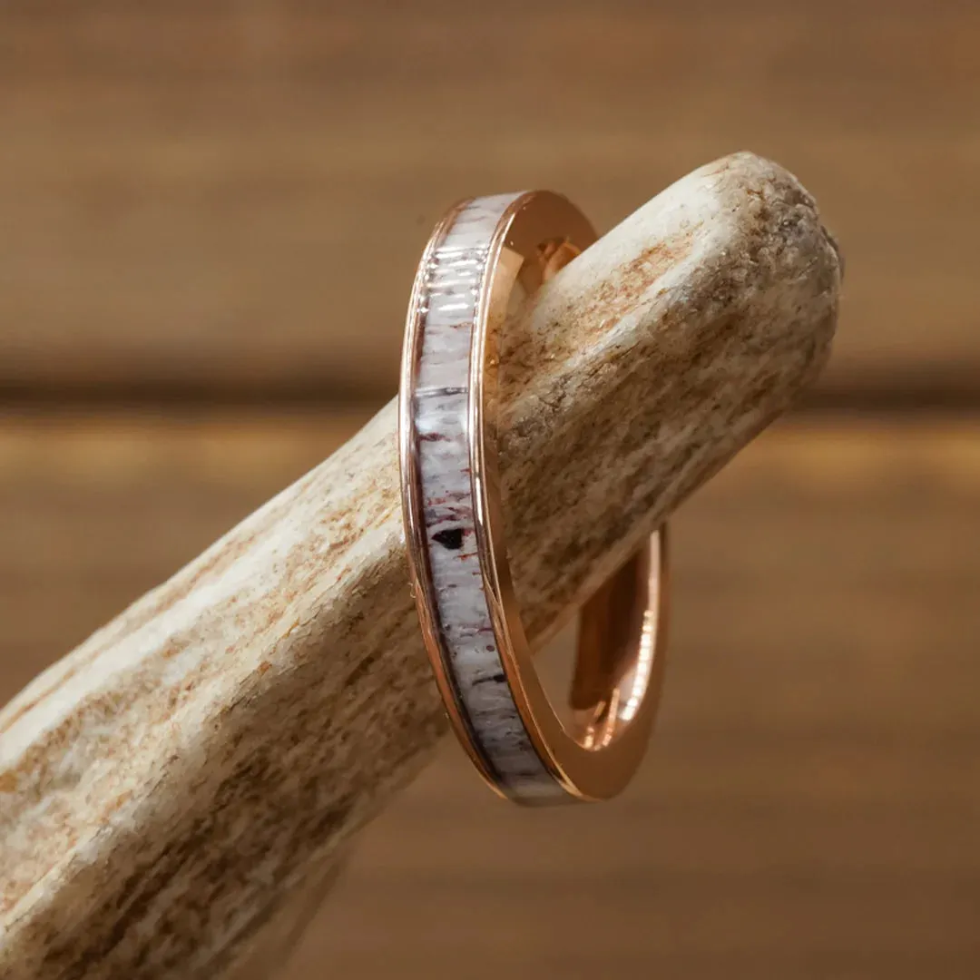 The Arches & Rose Gold Kenai Couples Set sold by Antler Rings product image thumbnail 5