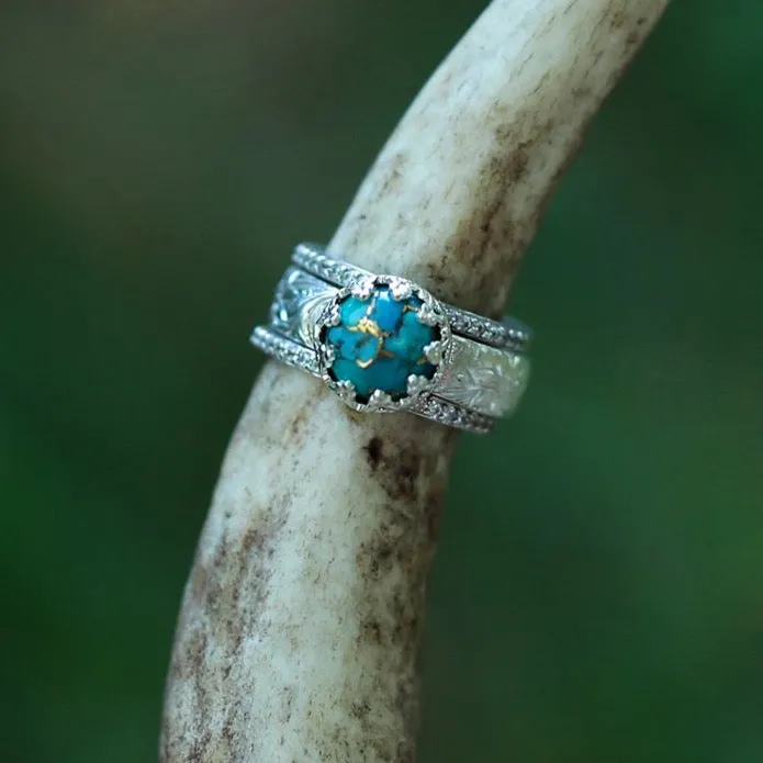 The Etosha Stacking Set sold by Antler Rings product image thumbnail 4