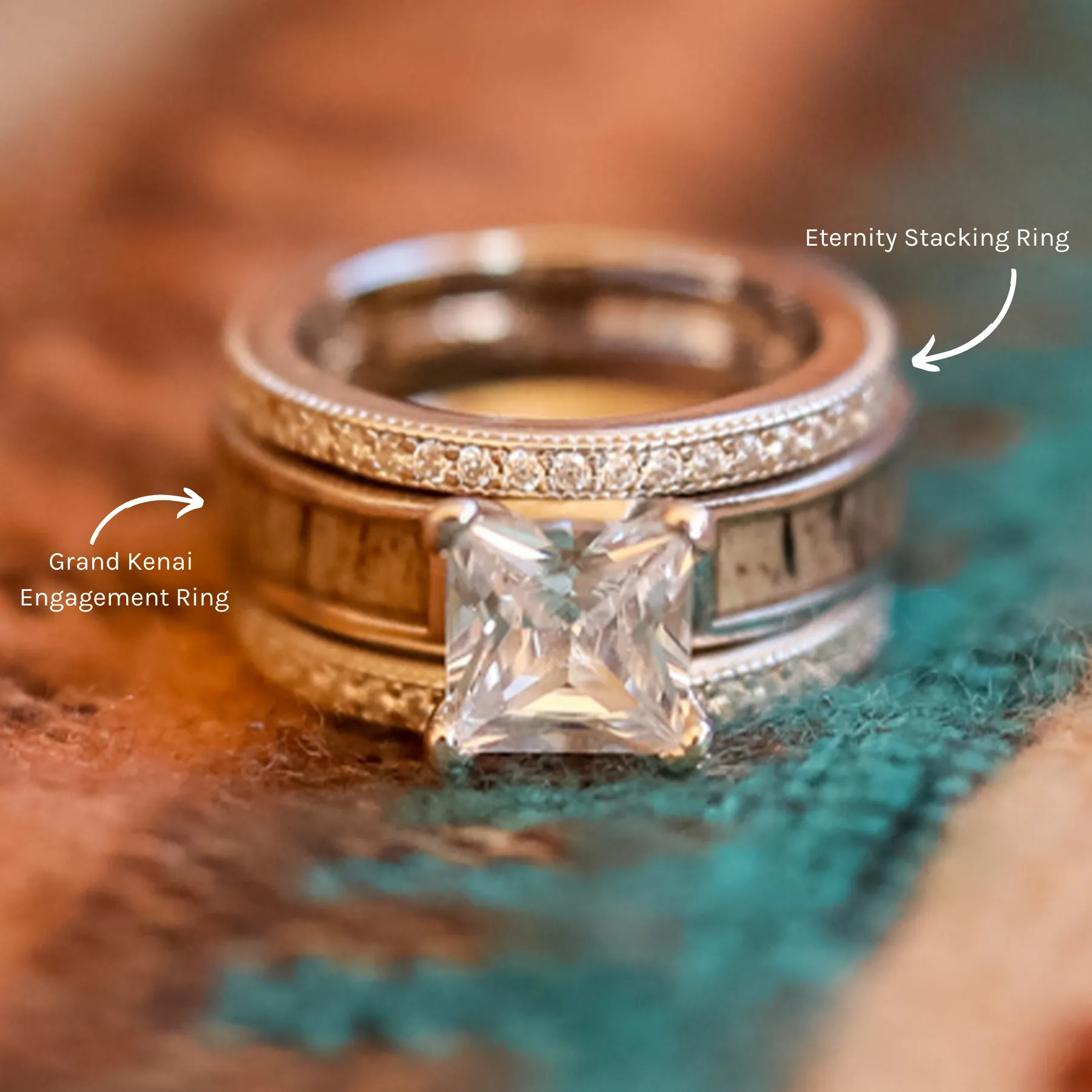 The Grand Kenai - Titanium sold by Antler Rings product image thumbnail 4