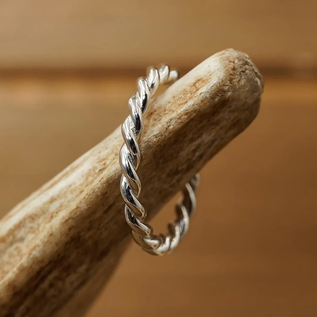 Twisted Sierra Stacker Set sold by Antler Rings product image thumbnail 3