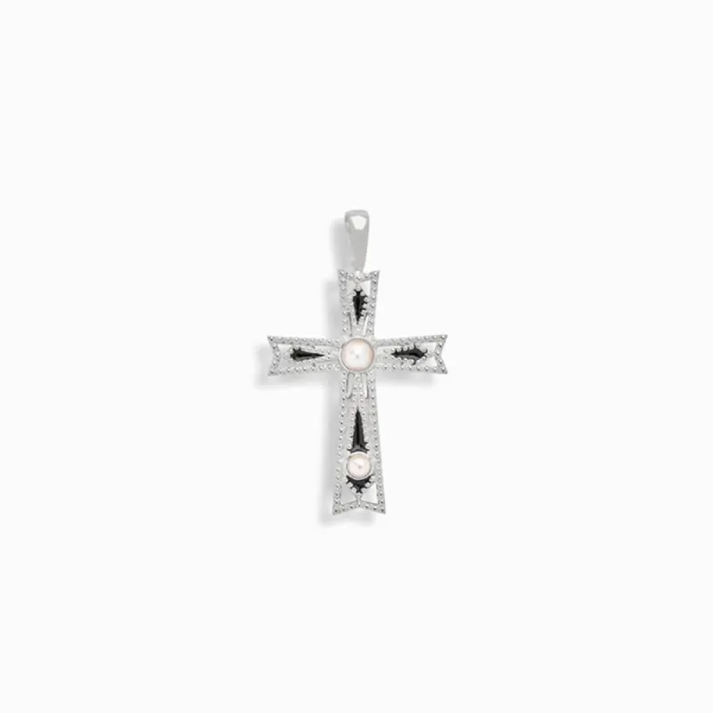 Enamel Cross Amulet sold by Awe Inspired
