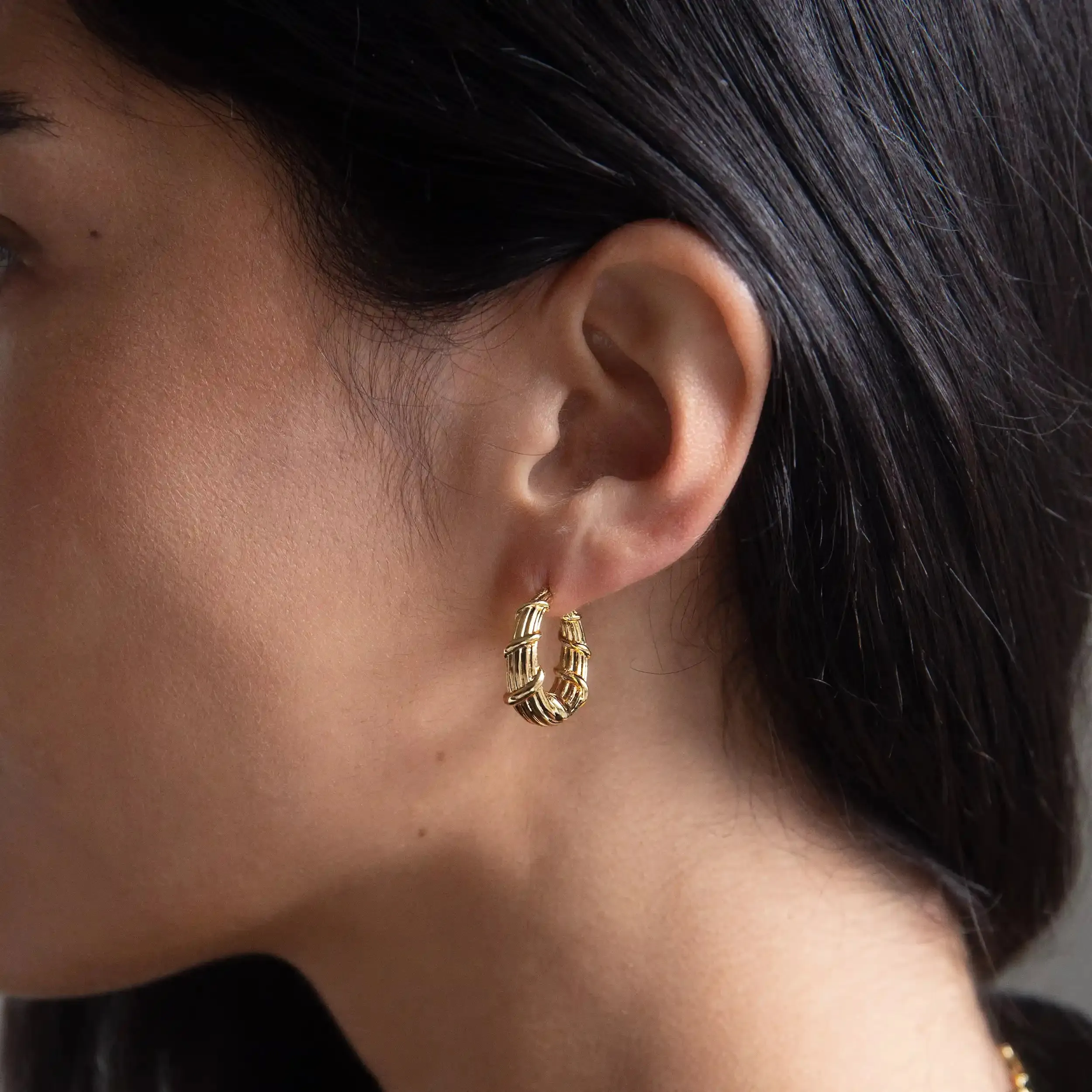 Victory Wreath Hoops sold by Awe Inspired product image thumbnail 3