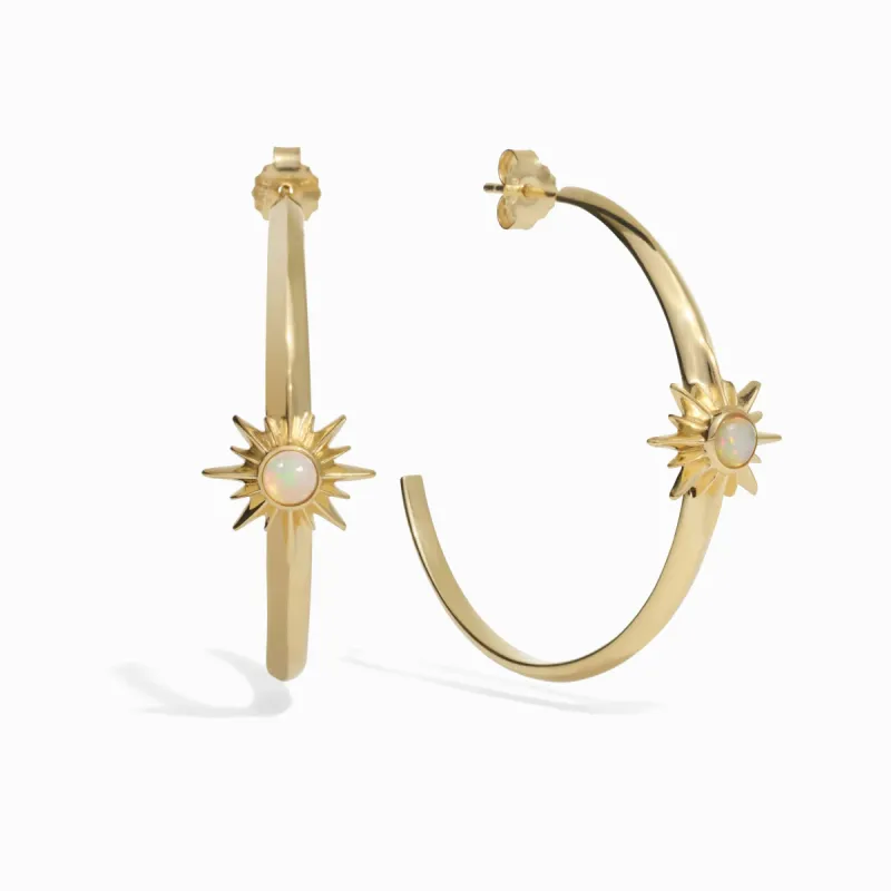 Opal Solar Hoops sold by Awe Inspired