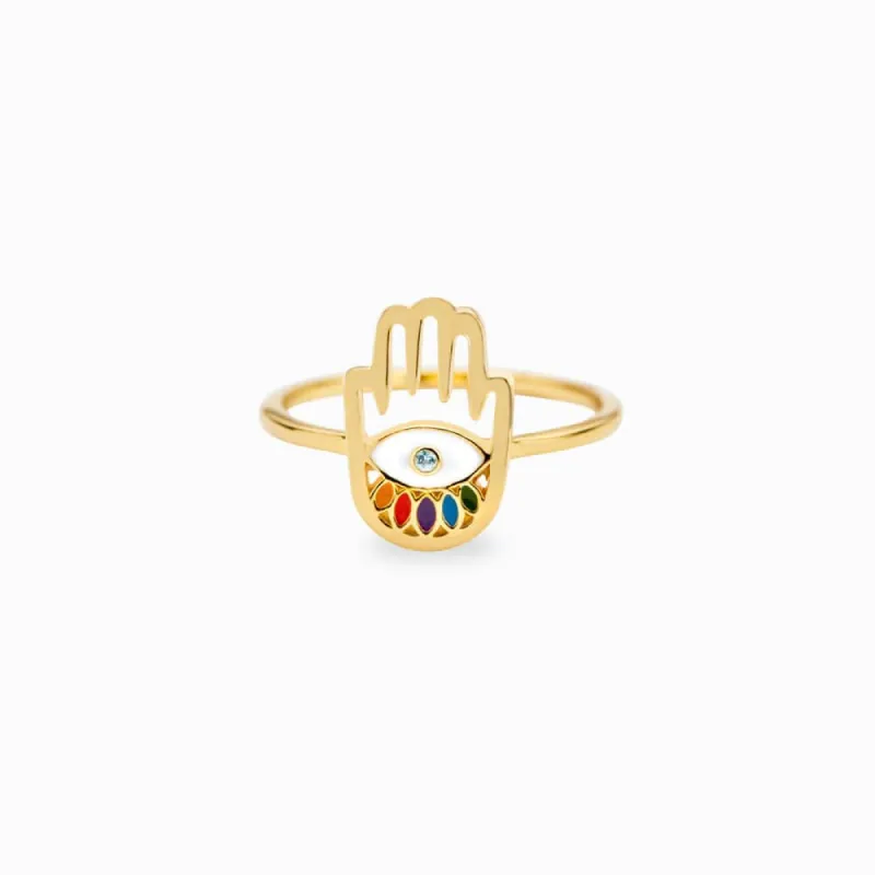 Hamsa Ring sold by Awe Inspired