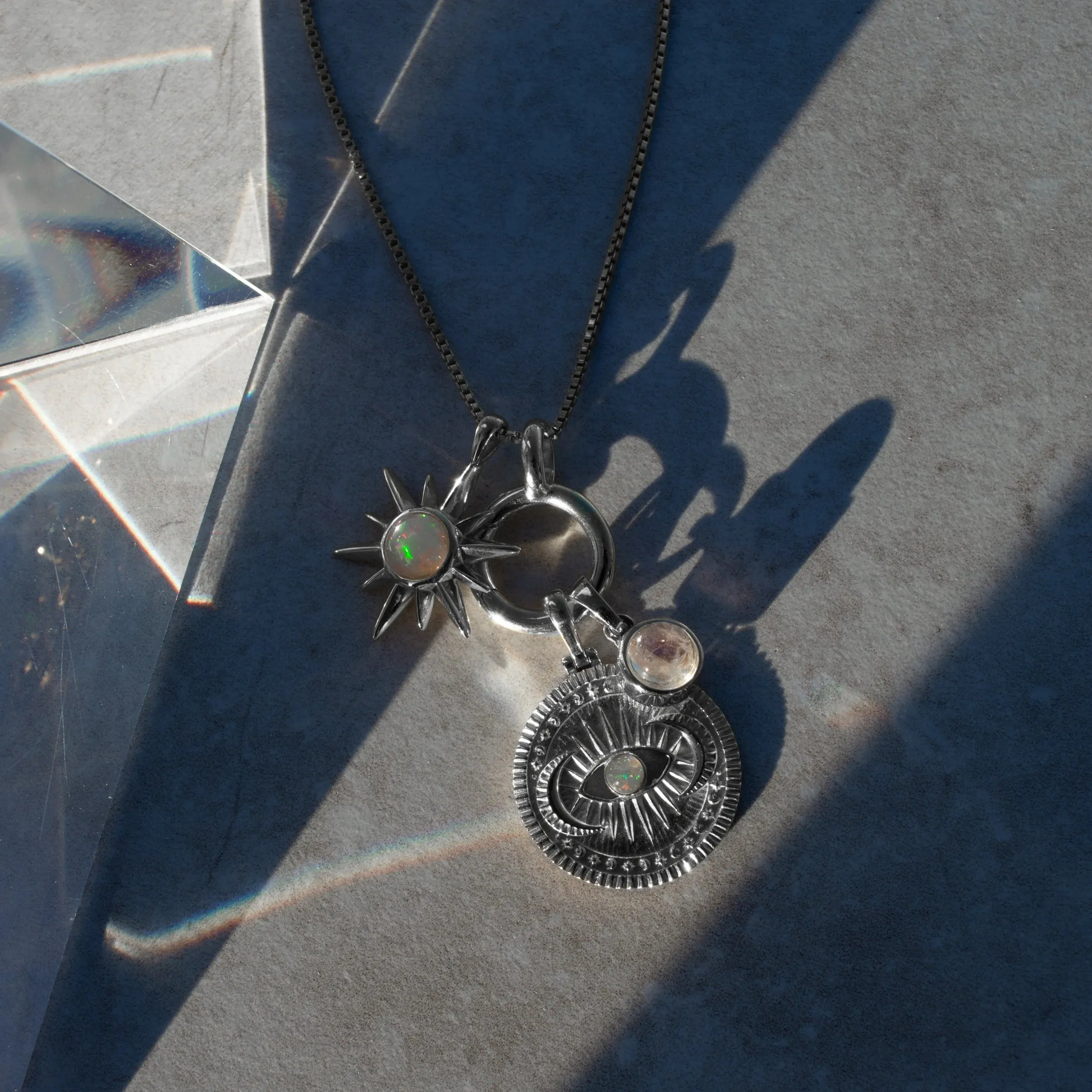 Eye On the Sky Necklace Set sold by Awe Inspired product image thumbnail 3