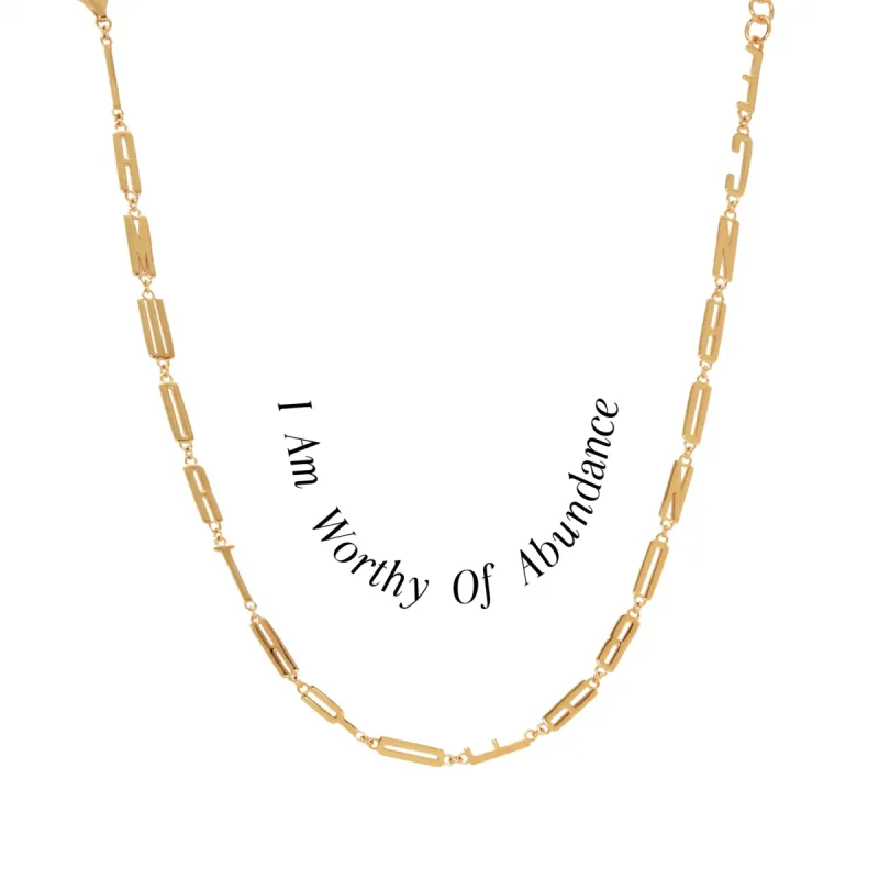 Affirmation Necklace sold by Awe Inspired