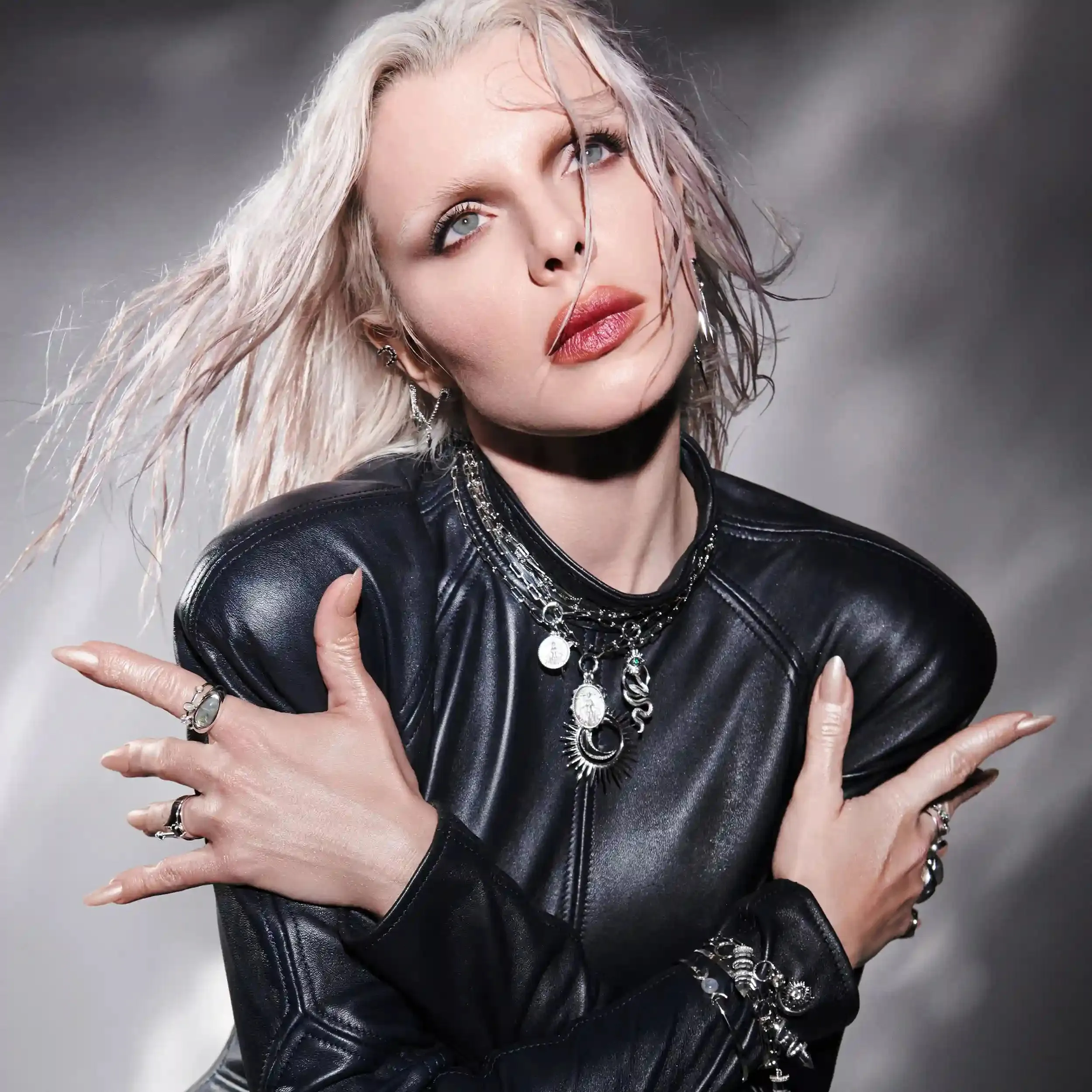 Grey Moonstone Shimmering Ear Swag sold by Awe Inspired product image thumbnail 3