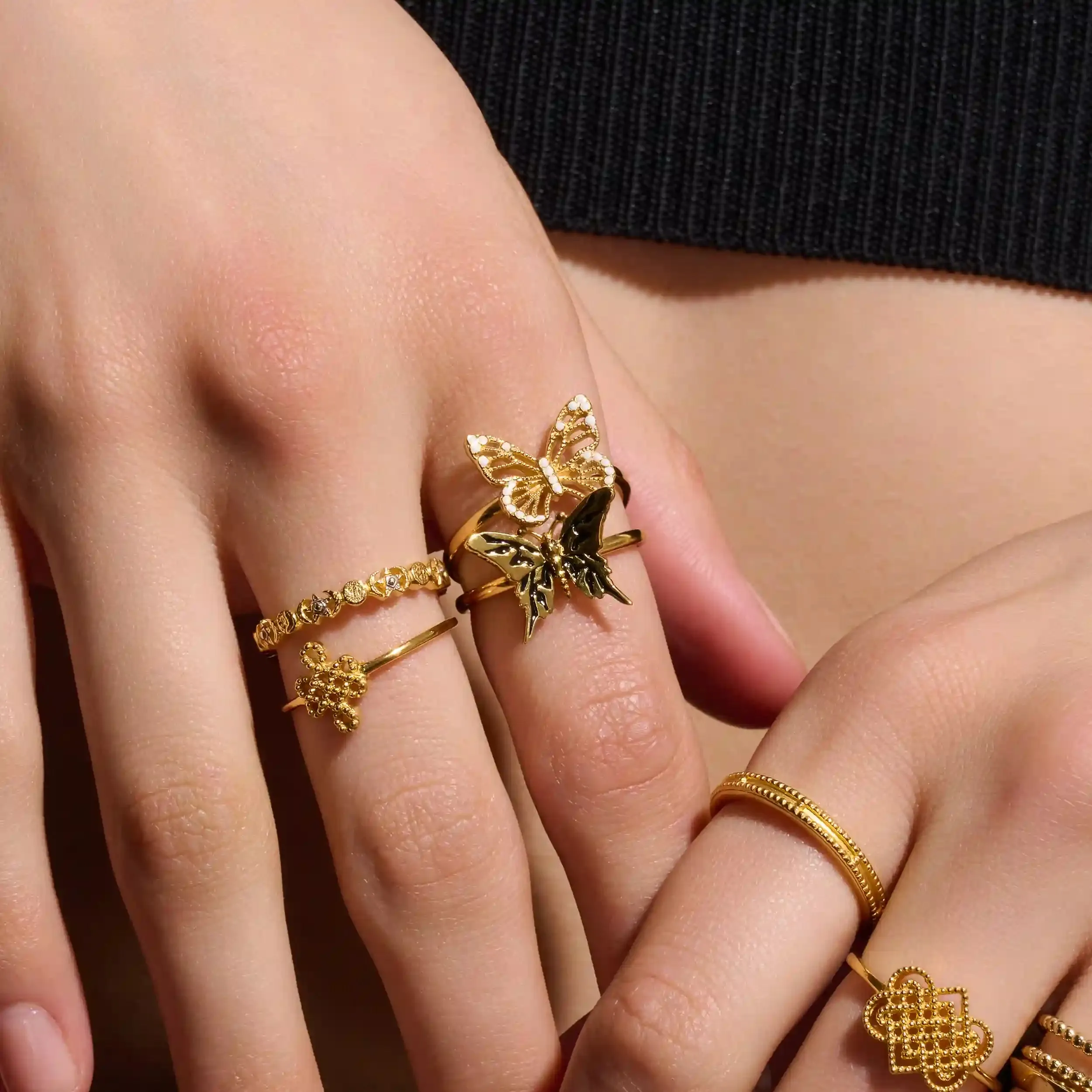 Dark Butterfly Ring sold by Awe Inspired product image thumbnail 3