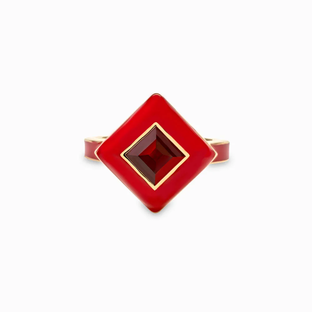 Red Ruby Aura Ring sold by Awe Inspired product image thumbnail 4