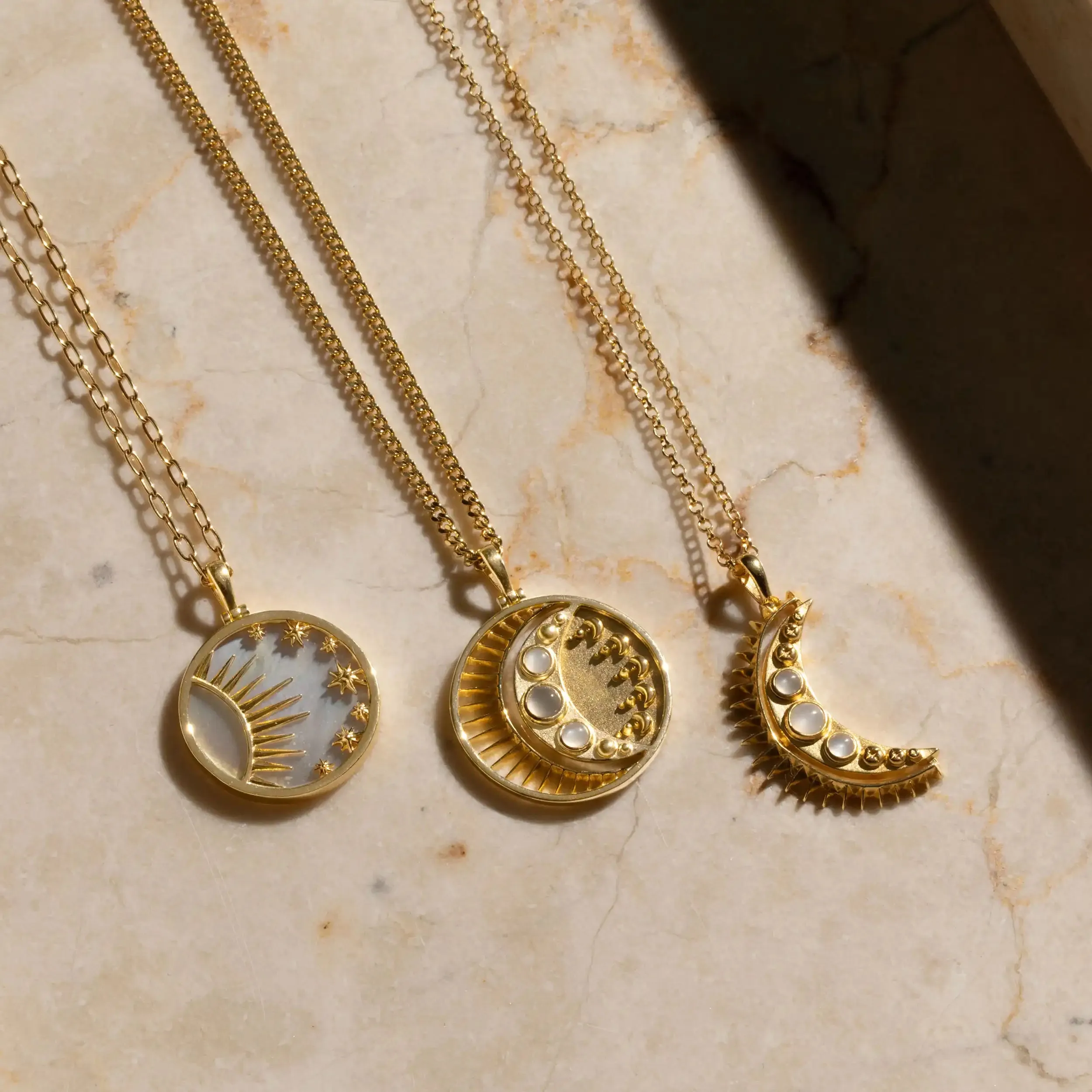 Moonstone Eclipse Amulet sold by Awe Inspired product image thumbnail 3