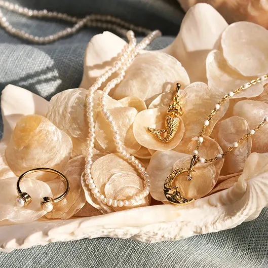 Pearl Strand Necklace sold by Awe Inspired product image thumbnail 3