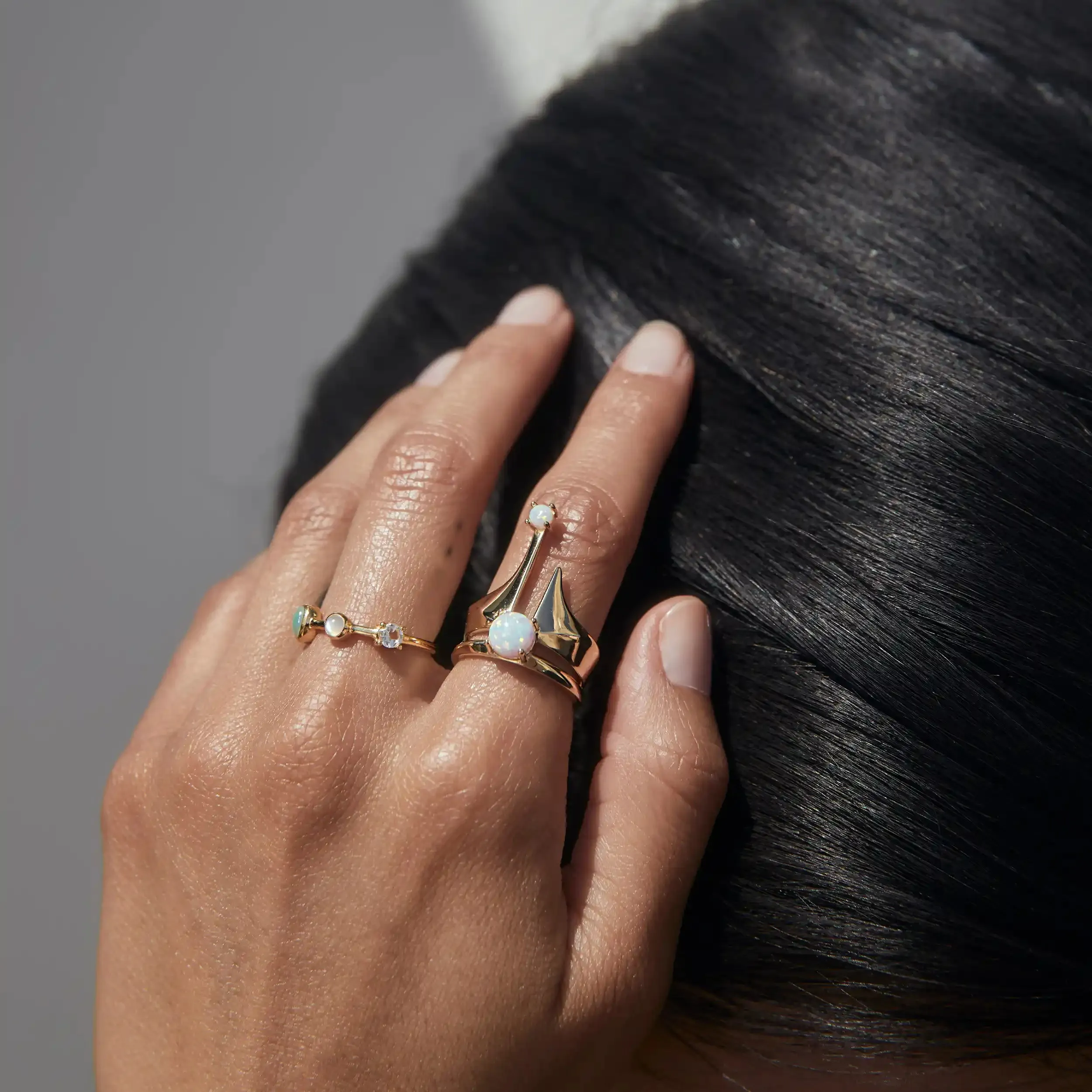 Opal Crown Ring sold by Awe Inspired product image thumbnail 2