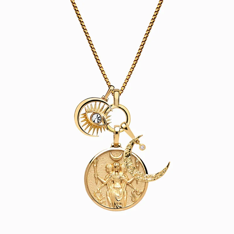 Dancing in the Moonlight Charm Necklace sold by Awe Inspired