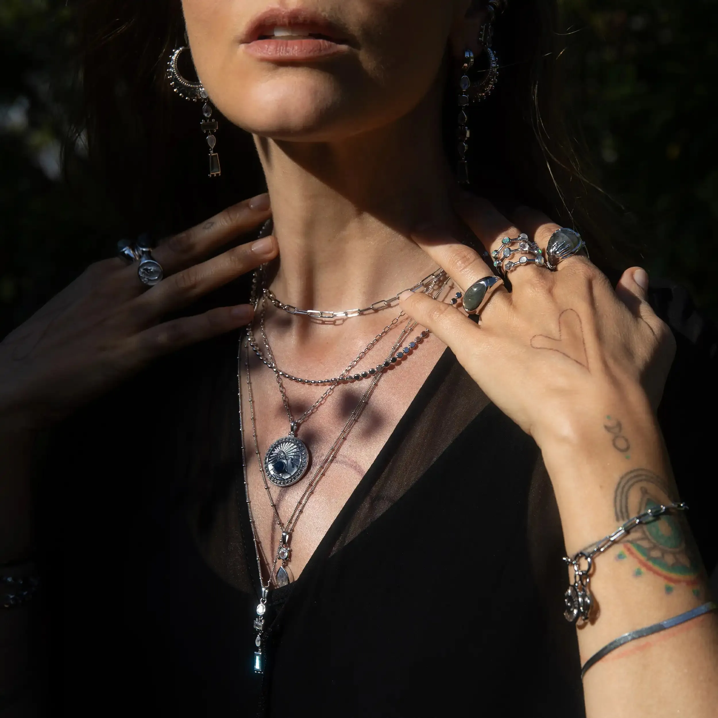 Earth Goddess Hoops sold by Awe Inspired product image thumbnail 4