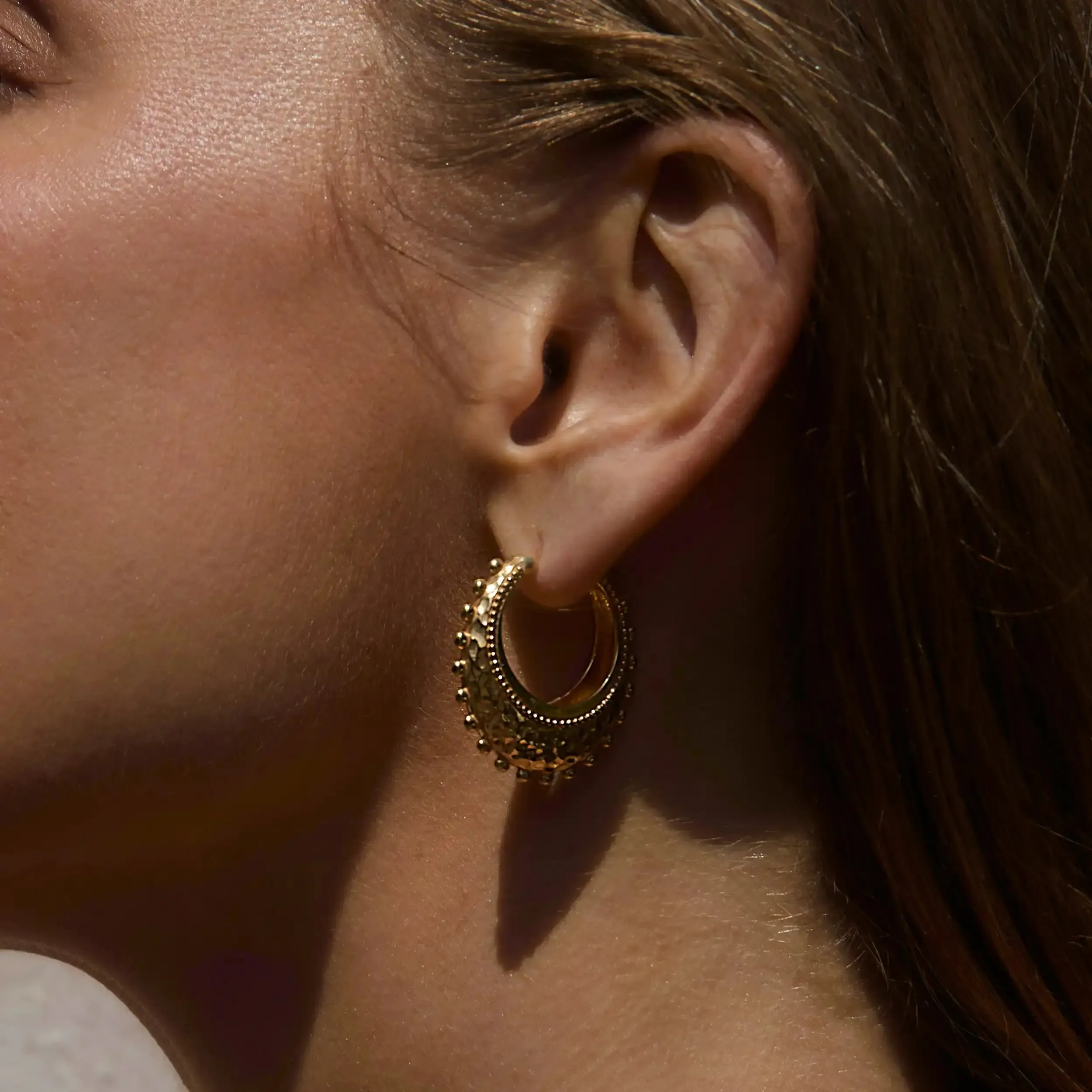 Earth Goddess Hoops sold by Awe Inspired product image thumbnail 2