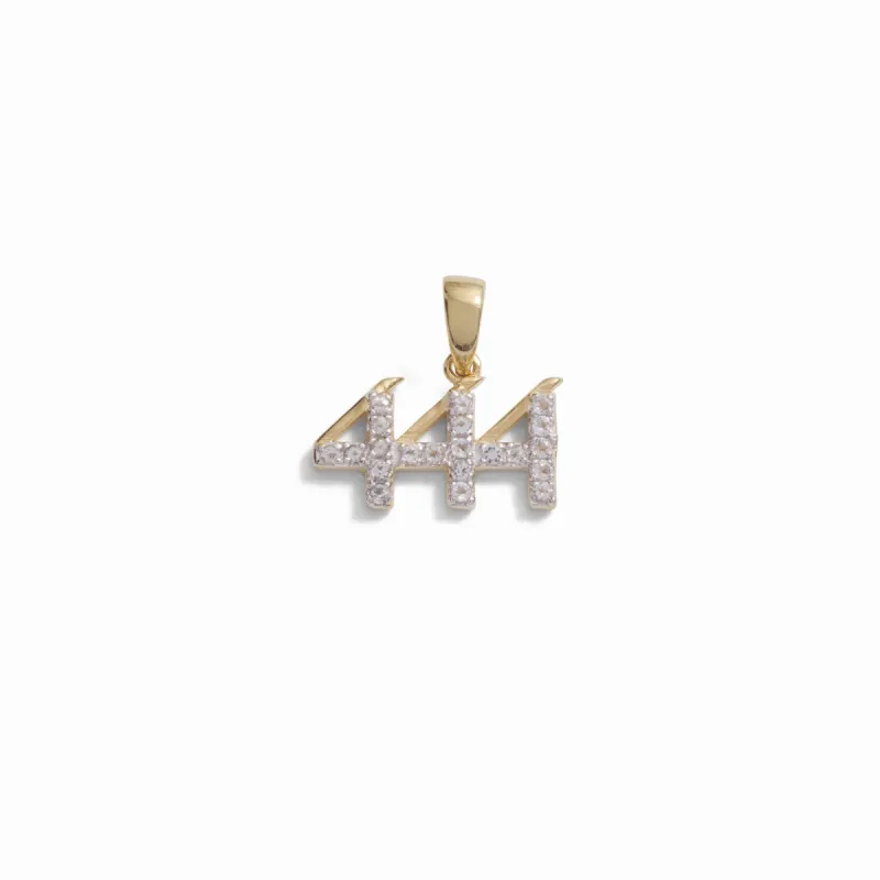 444 Angel Number Amulet sold by Awe Inspired