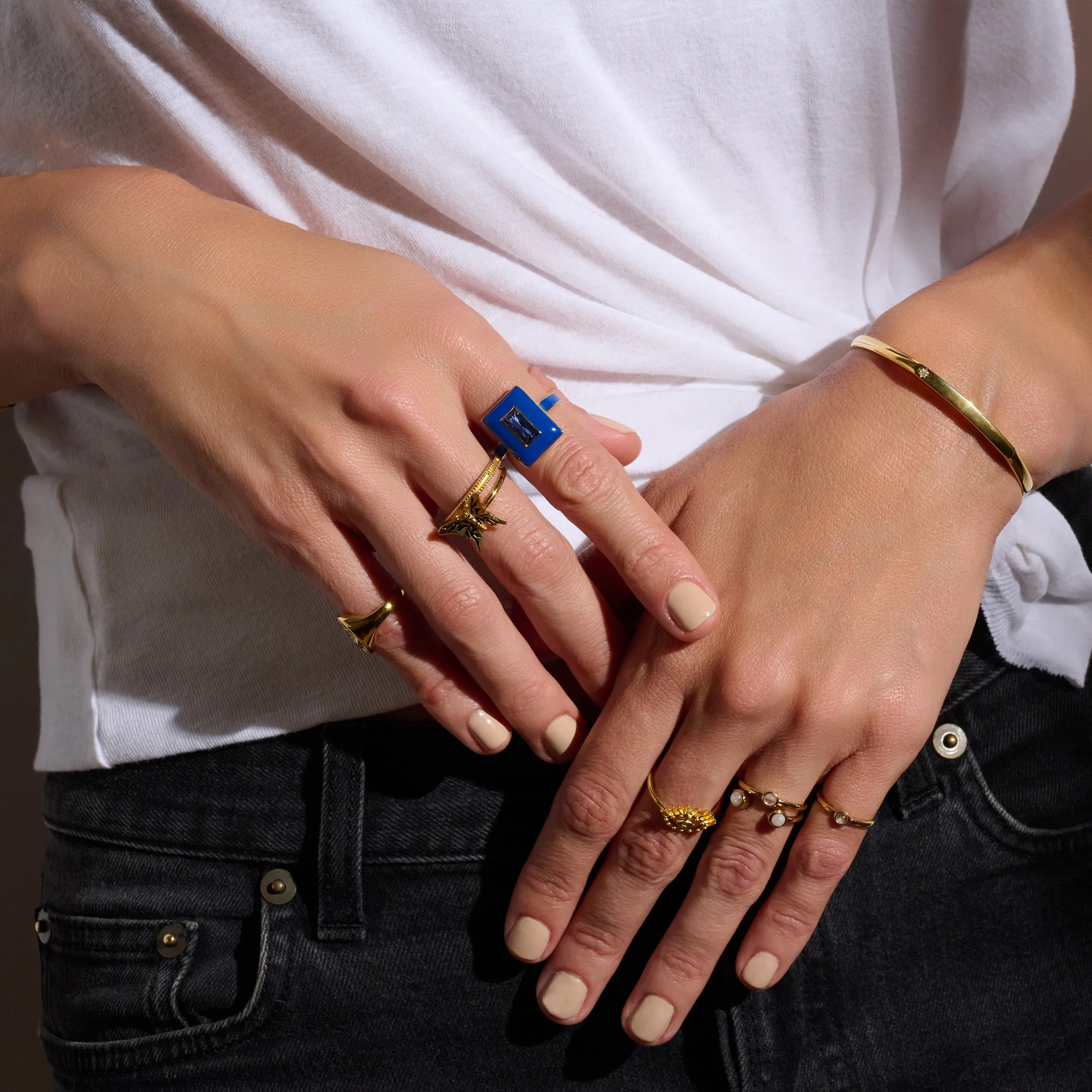 Indigo Sapphire Aura Ring sold by Awe Inspired product image thumbnail 2