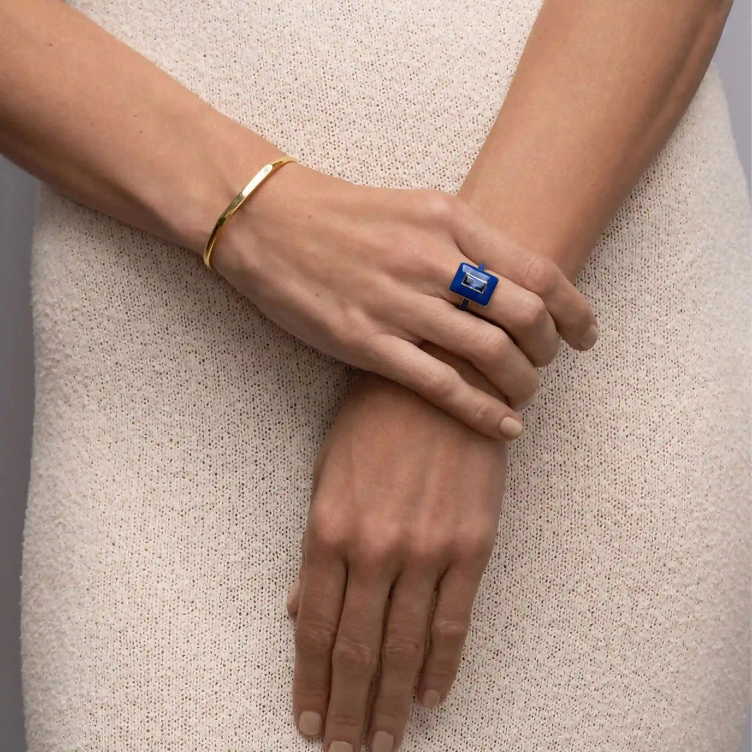 Indigo Sapphire Aura Ring sold by Awe Inspired product image thumbnail 3