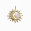 Sun & Moon Mother of Pearl Amulet sold by Awe Inspired