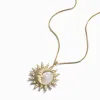 Sun & Moon Mother of Pearl Amulet sold by Awe Inspired