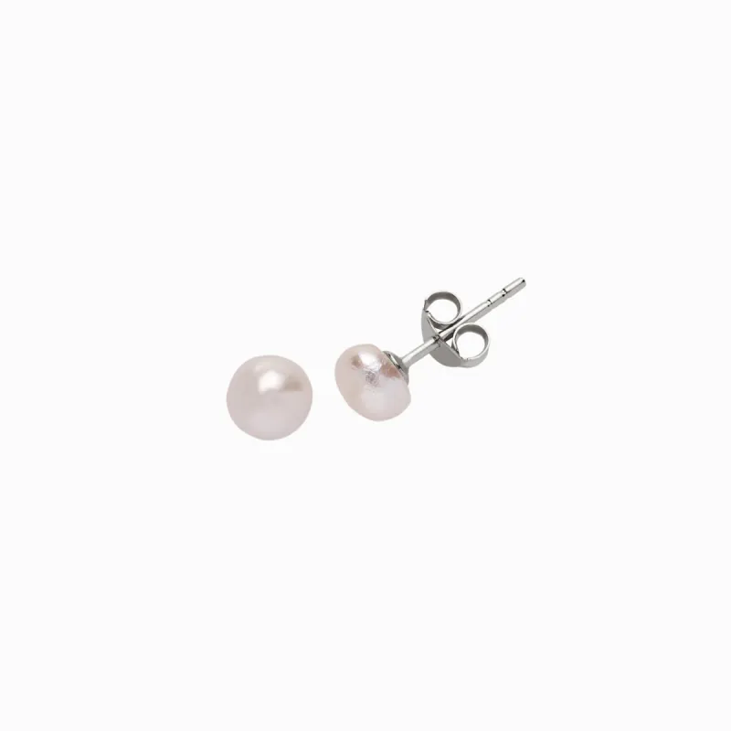 Freshwater Pearl Studs sold by Awe Inspired