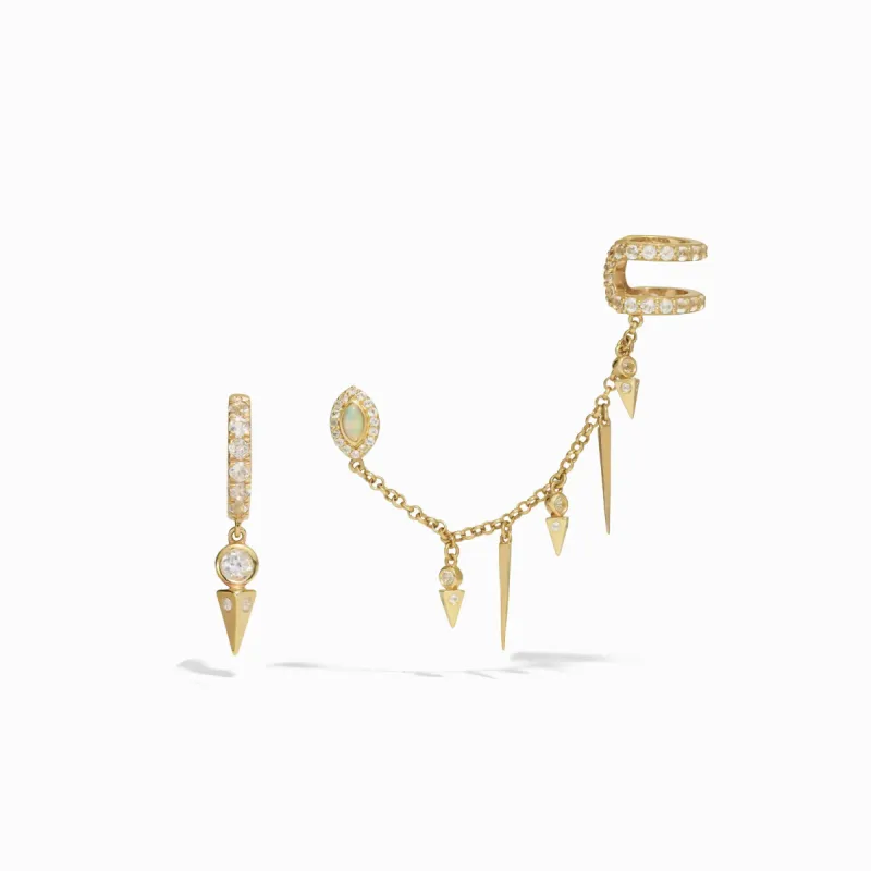 Opal Shimmering Ear Swag Set sold by Awe Inspired