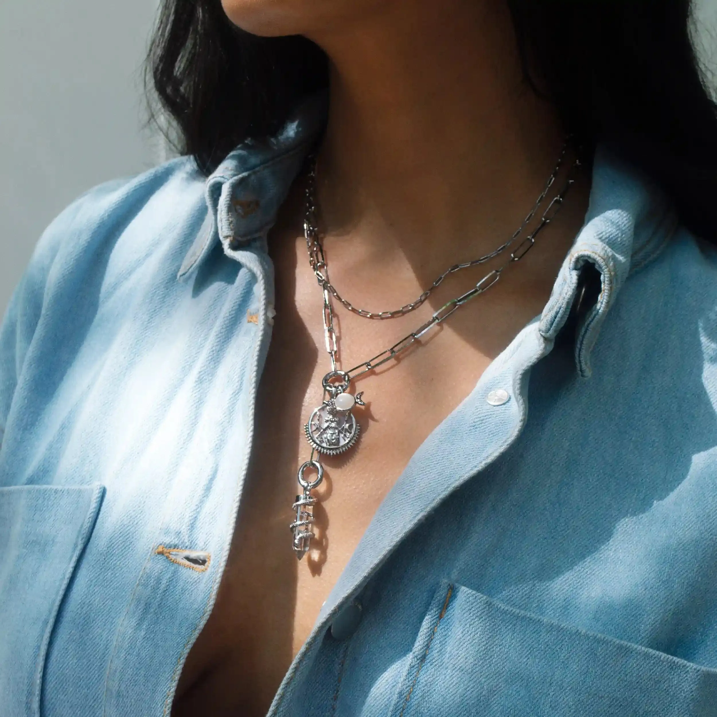 Witch Goddess Charm Lariat sold by Awe Inspired product image thumbnail 2