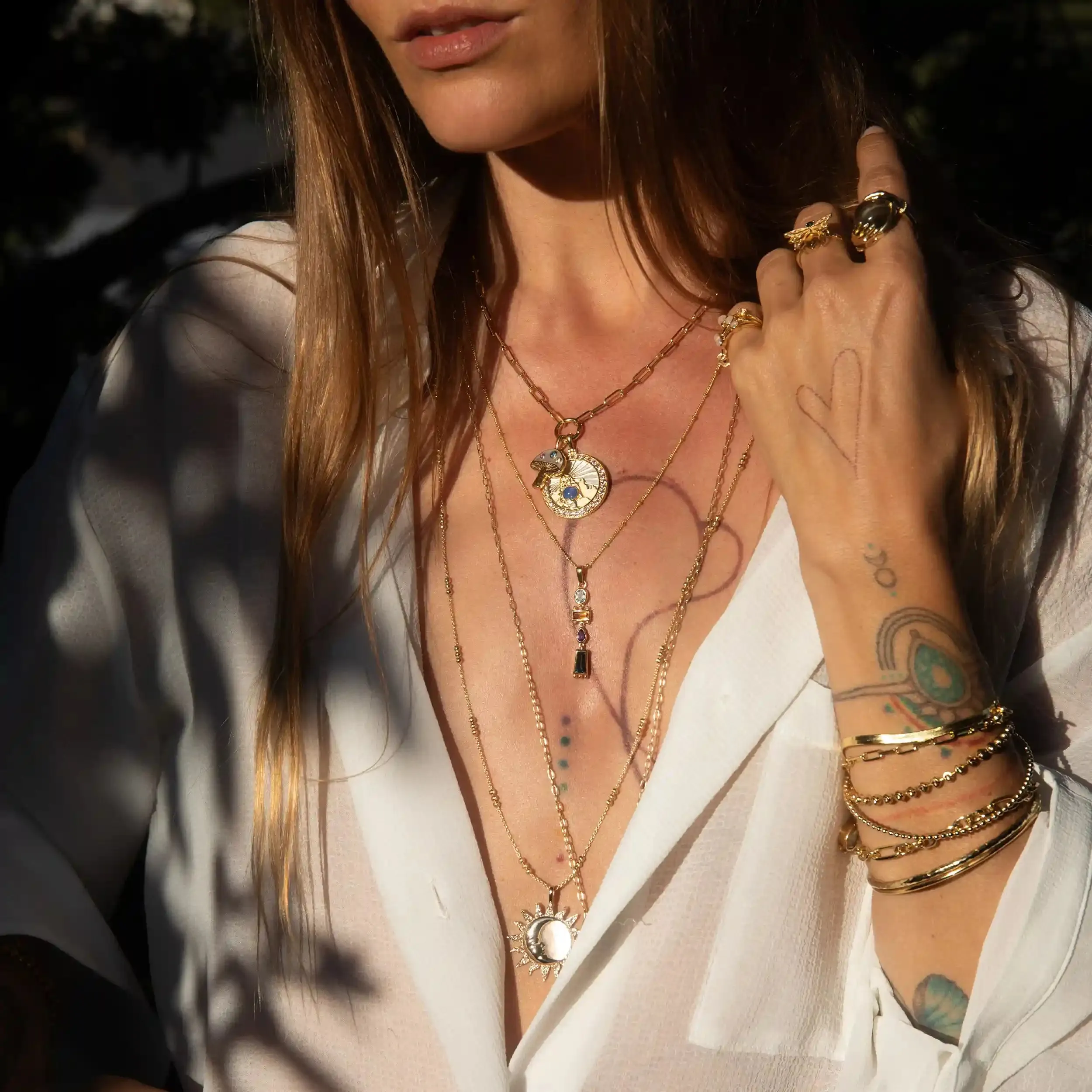 Magic Mushroom Necklace sold by Awe Inspired product image thumbnail 3