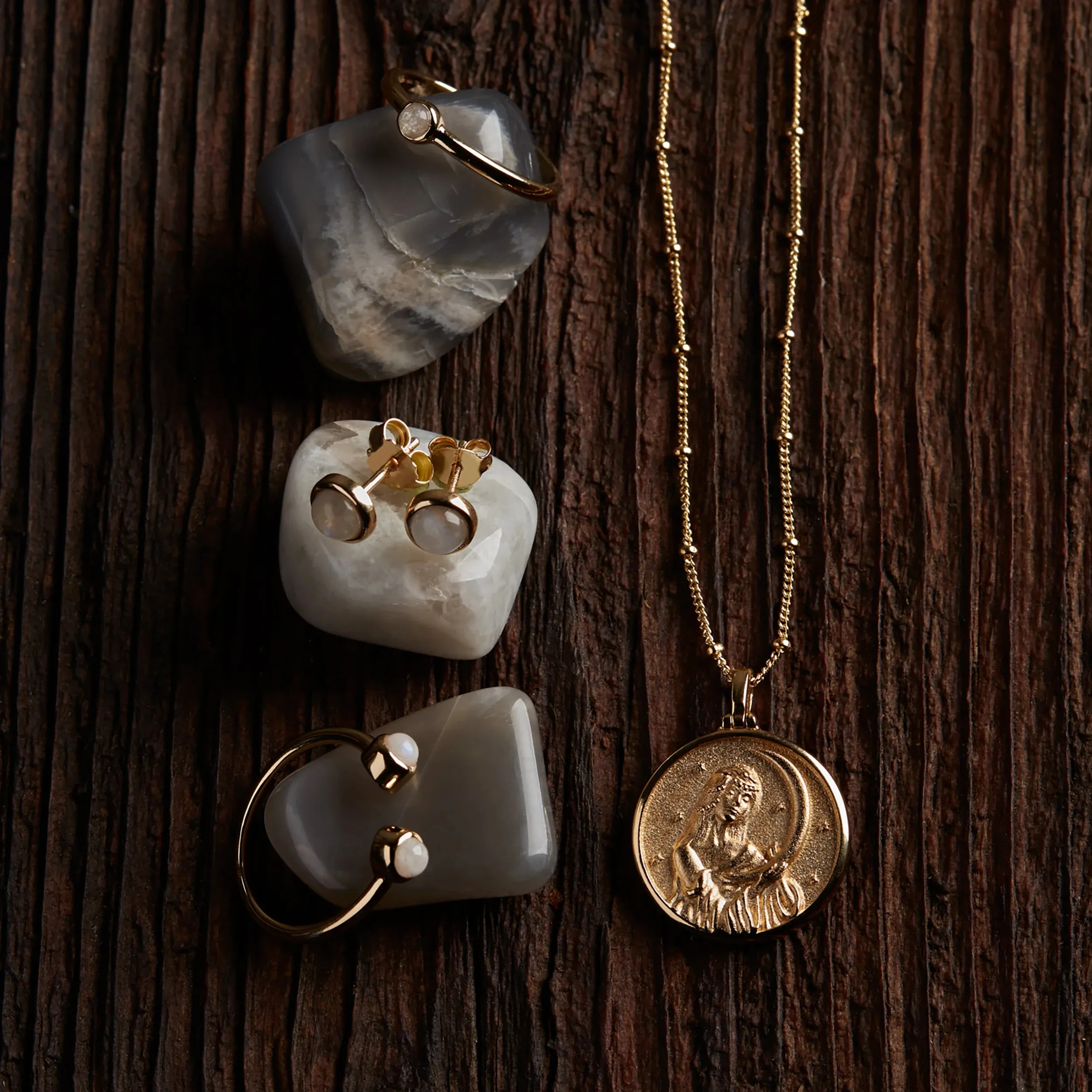 Moonstone Ring sold by Awe Inspired product image thumbnail 3