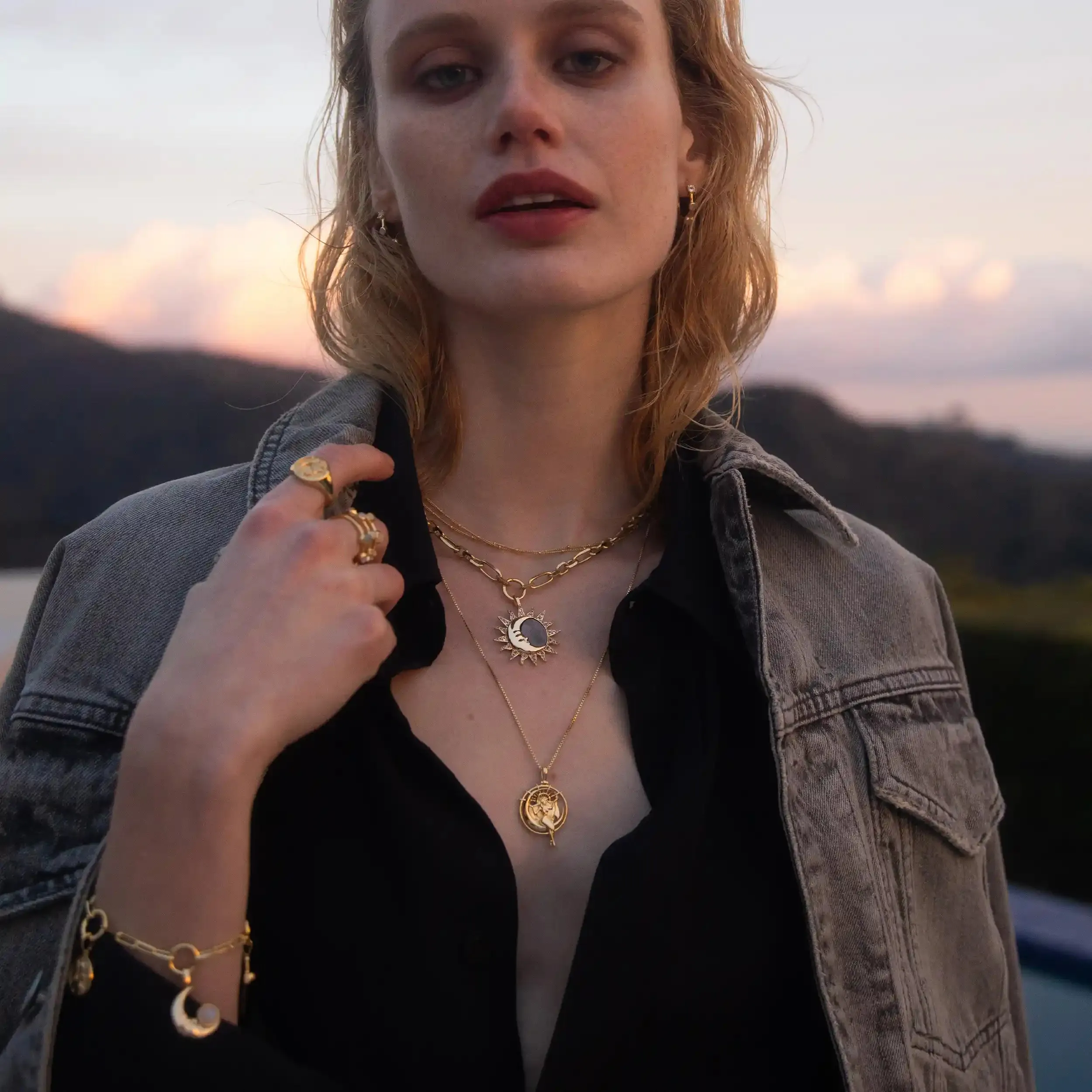 Queen of the Night Necklace Set sold by Awe Inspired product image thumbnail 3