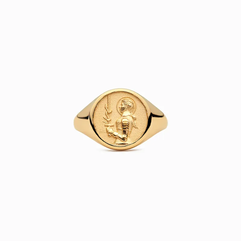 Joan of Arc Signet Ring sold by Awe Inspired