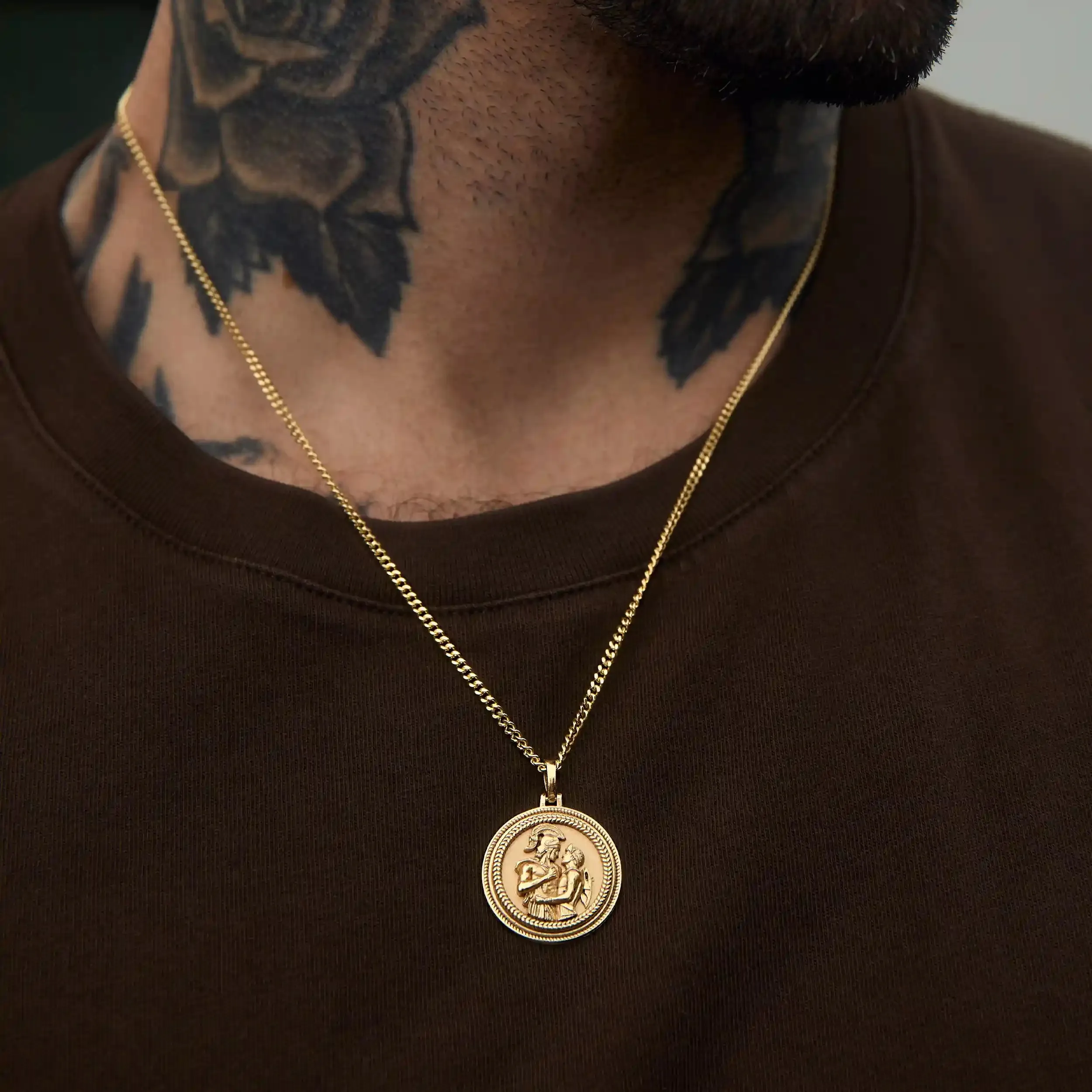 Achilles + Patroclus Necklace sold by Awe Inspired product image thumbnail 5