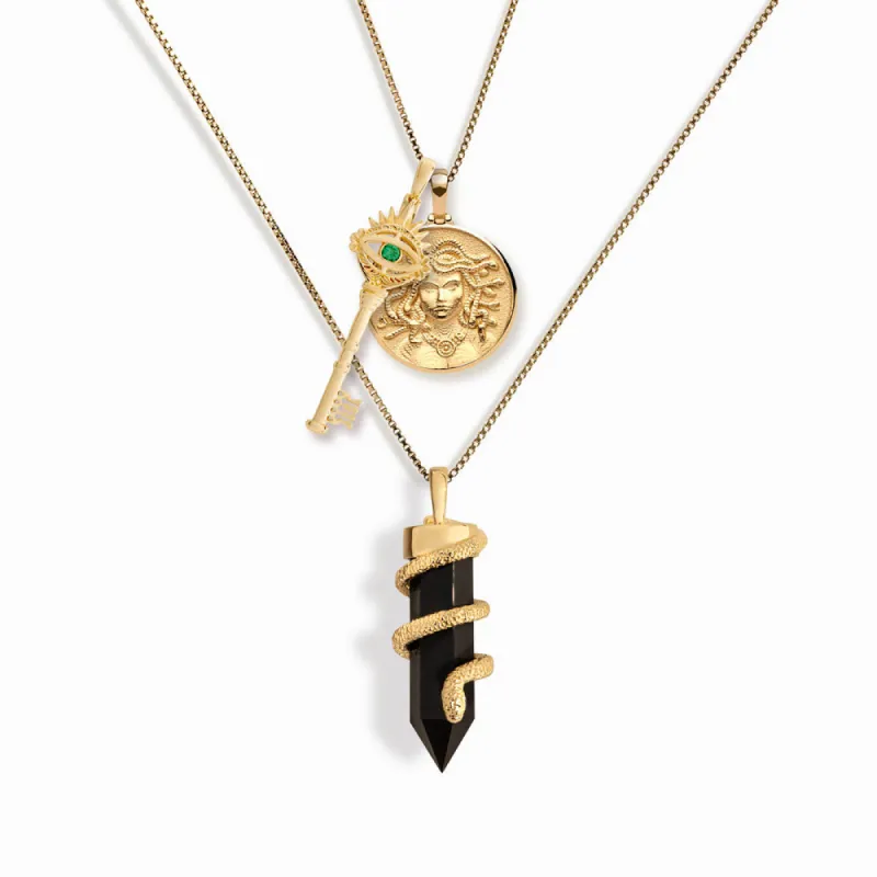 Medusa’s Power Unlocked Necklace Set sold by Awe Inspired