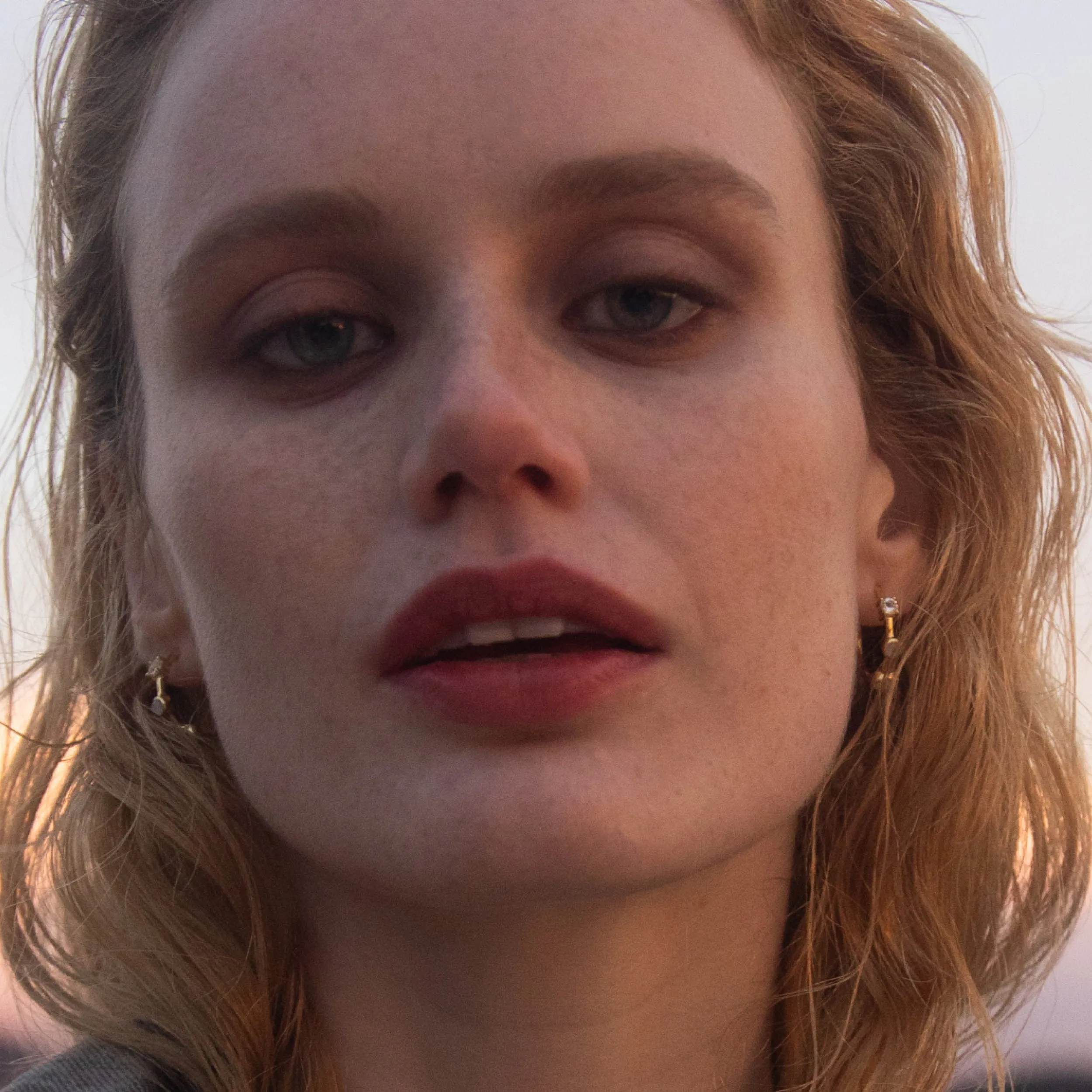 Moonstone Opal Topaz Hoops sold by Awe Inspired product image thumbnail 5