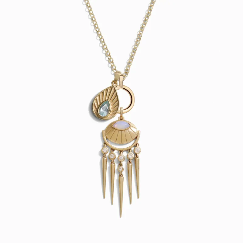 Peaceful Aura Charm Necklace sold by Awe Inspired